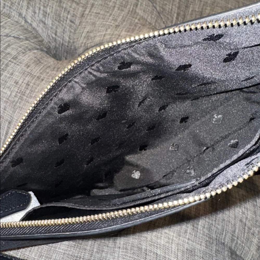 Kate Spade Shimmy Glitter Black Sparkle Crossbody - Picture 13 of 17